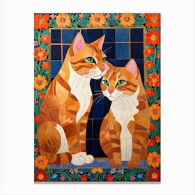 Two Cats 1 Canvas Print