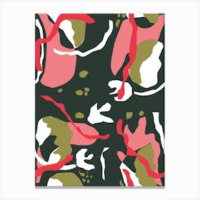 Bright Abstract Bloom Canvas Print
