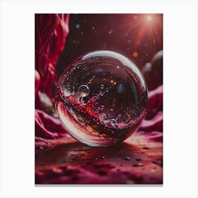 Crimson Reverie Canvas Print