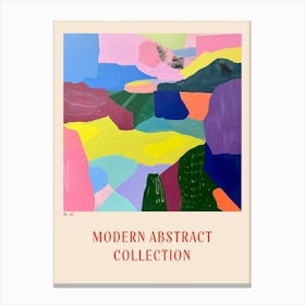 Modern Abstract Collection Poster 82 Canvas Print