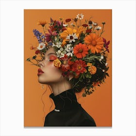 Flower Head Canvas Print