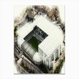 Newcastle United St James Park Stadium Canvas Print