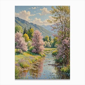 Serene Spring Blossoms Canvas Print