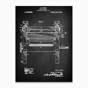 Clothes Wringer Laundry Decor Washing Wringer Laundry Decor Laundry Wall Art Home Decor Patent Print Laundry Room Patent Hb8301 Canvas Print