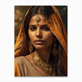 Indian Woman 2 Canvas Print