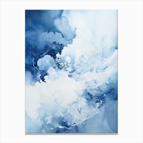 Blue Sky With Clouds Canvas Print