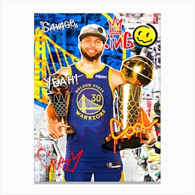 Stephen Curry Golden State Warriors 2 Canvas Print