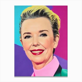 Annette Bening Pop Movies Art Movies Canvas Print