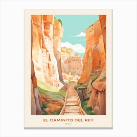 El Caminito Del Rey Spain 1 Hike Poster Canvas Print