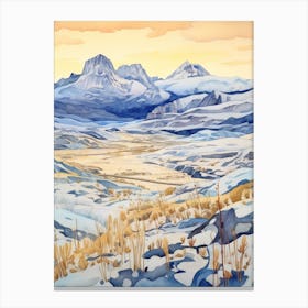 Torres Del Paine National Park Chile 3 Canvas Print