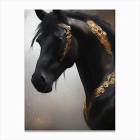 Golden Horse Canvas Print