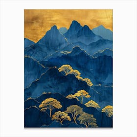 Asian Mountains 1 Canvas Print