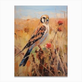 Bird Painting American Kestrel 1 Canvas Print