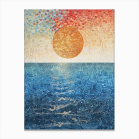 Sunset Over The Ocean 78 Canvas Print