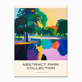 Abstract Park Collection Poster Lumphini Park Bangkok Thailand 1 Canvas Print
