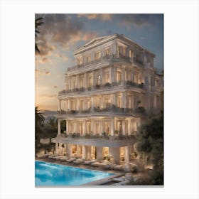 Palazzo Del Mar Canvas Print