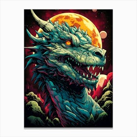 Dragon In Space 1 Canvas Print