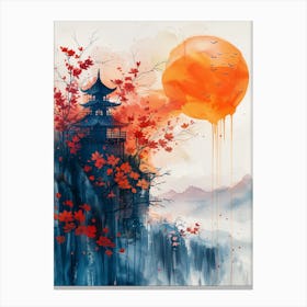 Asian Painting Canvas Print