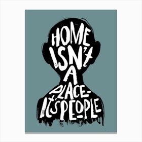 Home Canvas Print