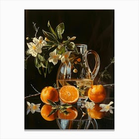 Still Life With Oranges 1 Canvas Print