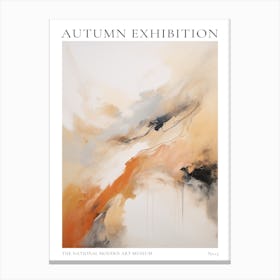 Autumn Exhibition Modern Abstract Poster 13 Canvas Print