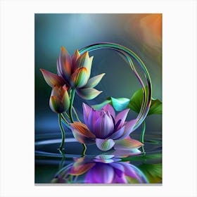 Lotus Flower 142 Canvas Print