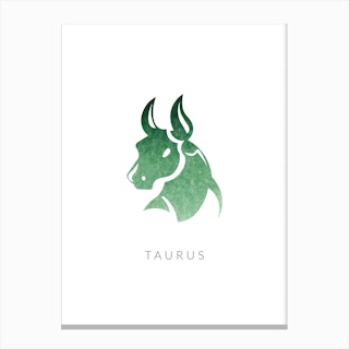 Taurus Zodiac Canvas Print