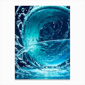 Water Splash Canvas Print