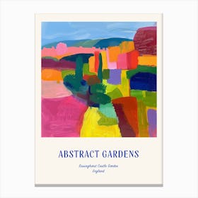 Colourful Gardens Sissinghurst Castle Garden England 1 Blue Poster Canvas Print