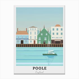 Poole, England Travel Canvas Print