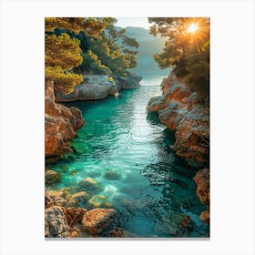 Sunset In Croatia 2 Canvas Print