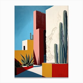 Mexicali Montage: Desert Dreams, Mexico Canvas Print