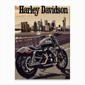 Harley Davidson Canvas Print