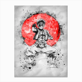 Akaza Demon Slayer Canvas Print