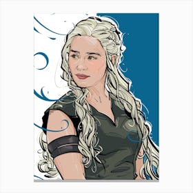 Daenerys Game Of Thrones Canvas Print