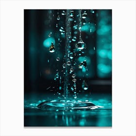 Water Droplet Canvas Print