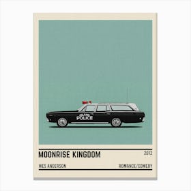 Moonrise Kingdom Car Movie Canvas Print