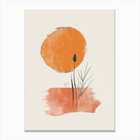 Vintage Rhythm Mid Century Style Canvas Print