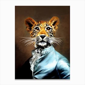Pieterchristiaan The Spoiled Leopard Pet Portraits Canvas Print