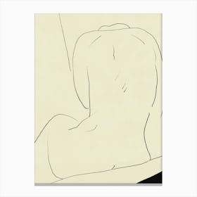 Nude Portrait Canvas Print