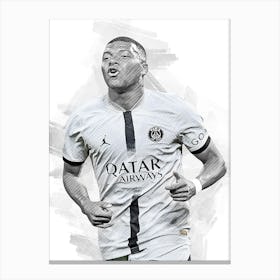 Kylian Mbappé France 5 Canvas Print