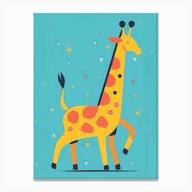 Giraffe Dancing 2 Canvas Print