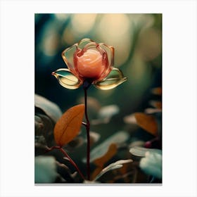 Resin, Glass Flower, Magical, Fantastical, Deamy Canvas Print