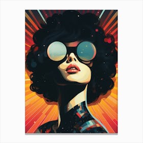 Disco Diva | Retrofuturism Canvas Print