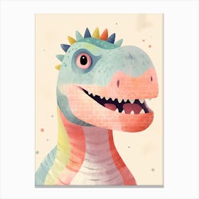 Colourful Dinosaur Gorgosaurus 1 Canvas Print