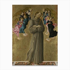 Sandro Botticelli St Francis Of Assisi Canvas Print