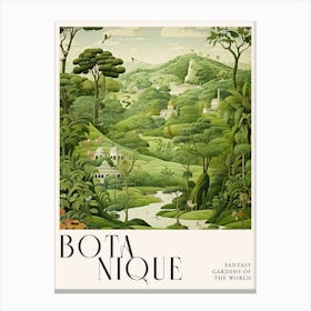 Botanique Fantasy Gardens Of The World 33 Canvas Print
