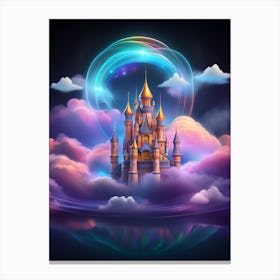 Castle In The Clouds 6 Canvas Print