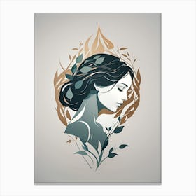 Cute girl 3 Canvas Print