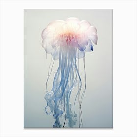 Comb Jellyfish Swimming 3 Canvas Print